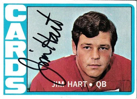 Jim Hart autographed St Louis Cardinals 1972 Topps card - AutographsForSale.com