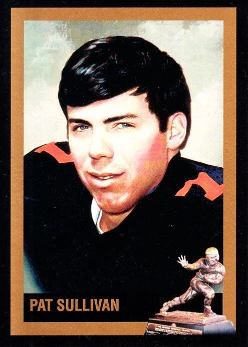 Pat Sullivan Auburn Tigers 1971 Heisman Trophy winner card - AutographsForSale.com