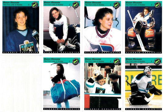 Manon Rheaume 1993 Classic Pro hockey Prospects 7 card subset - AutographsForSale.com