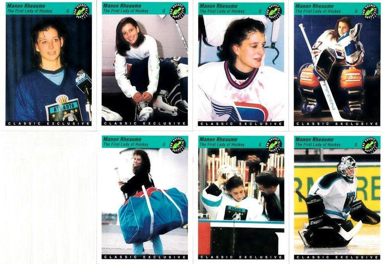 Manon Rheaume 1993 Classic Pro hockey Prospects 7 card subset - AutographsForSale.com