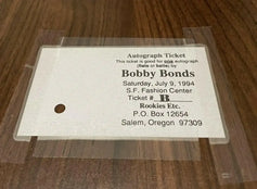 Bobby Bonds autographed SF Giants 8x10 photo in plaque - AutographsForSale.com