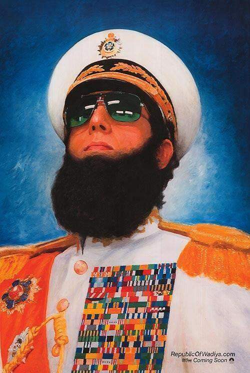 The Dictator mini movie poster (Sacha Baron Cohen) - AutographsForSale.com