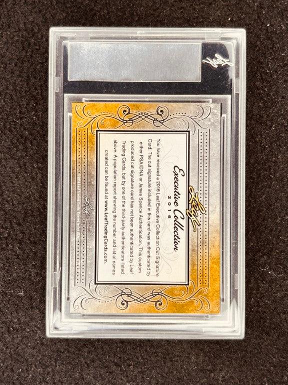 Tom Kenny 2016 Leaf Masterpiece Cut Signature certified signed card 1/1 JSA SpongeBob - AutographsForSale.com
