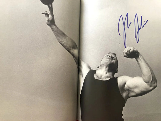 Page from 1996 Olympic Portraits book signed by US women’s soccer and softball gold medal teams