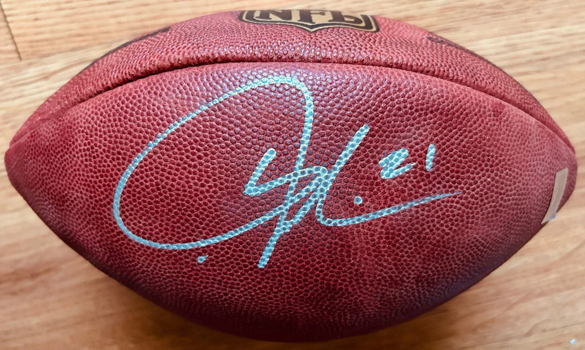 LaDainian Tomlinson autographed Wilson NFL game football JSA Chargers - AutographsForSale.com