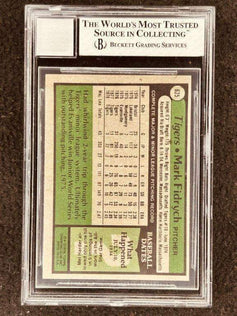 Mark Fidrych signed Detroit Tigers 1979 Topps card BGS 5 BAS 8 - AutographsForSale.com