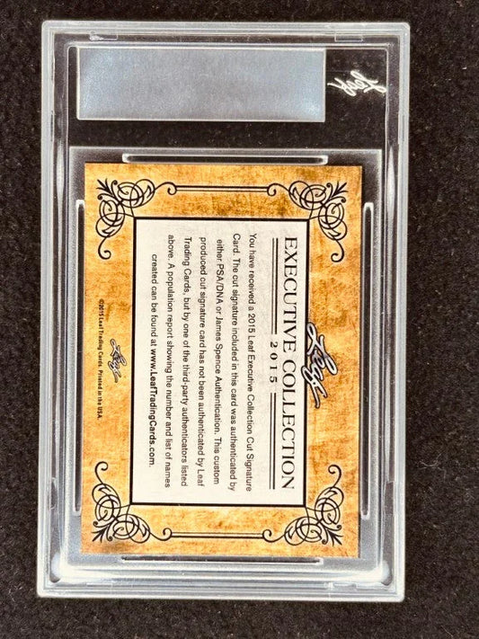 Mike Weir 2015 Leaf Masterpiece Cut Signature certified autograph card 1/1 JSA Masters - AutographsForSale.com