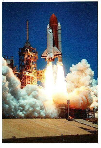 Space Shuttle Columbia 1994 STS-65 launch NASA postcard - AutographsForSale.com