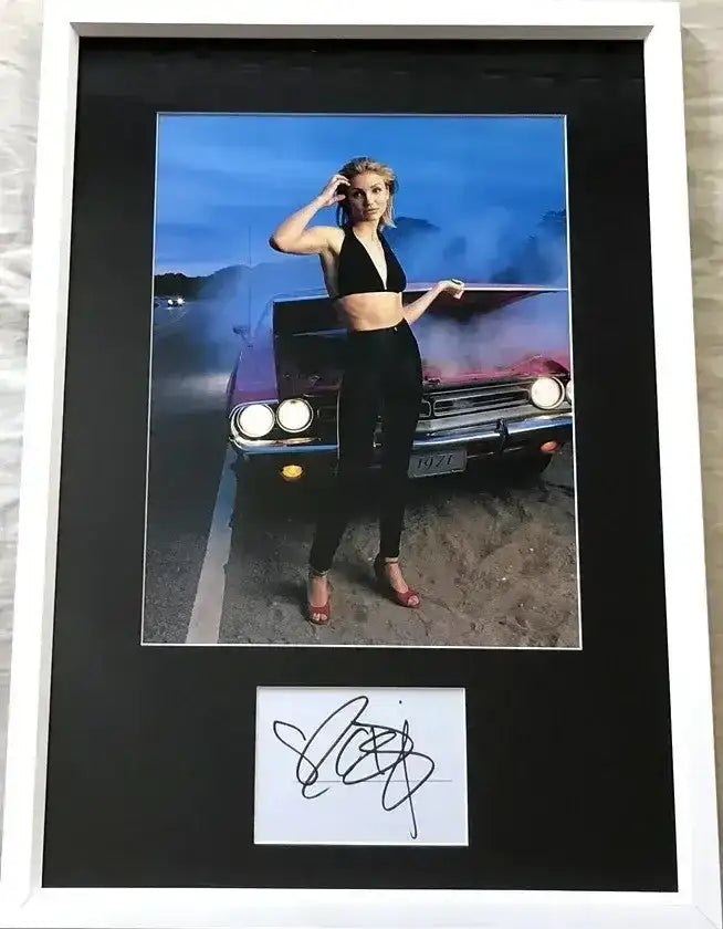 Cameron Diaz autograph framed sexy 10x13 photo JSA - AutographsForSale.com