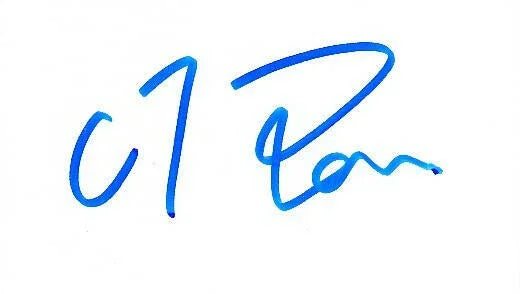C.T. Pan autographed business card - AutographsForSale.com