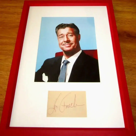 Don Ameche autograph framed 8x10 photo JSA Trading Places - AutographsForSale.com