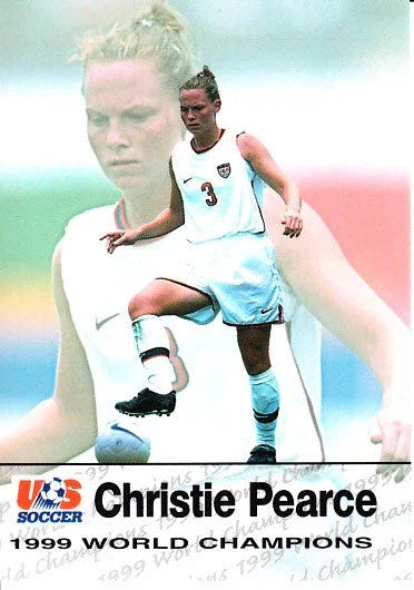 Christie (Pearce) Rampone 1999 US Women’s World Cup Champions team Roox soccer RC USWNT - AutographsForSale.com