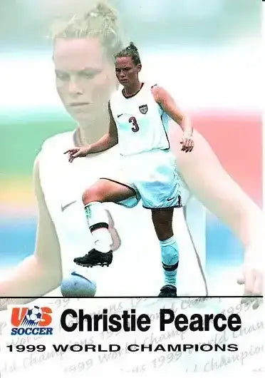 Christie (Pearce) Rampone 1999 US Women’s World Cup Champions team Roox soccer RC USWNT - AutographsForSale.com
