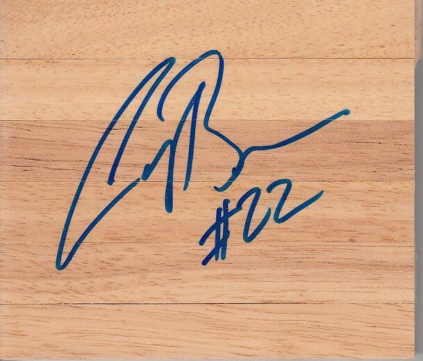 Corey Brewer signed basketball wood floor Florida Gators - AutographsForSale.com