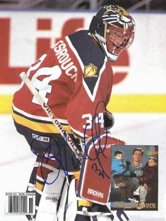 John Vanbiesbrouck signed Florida Panthers Beckett hockey cover photo - AutographsForSale.com