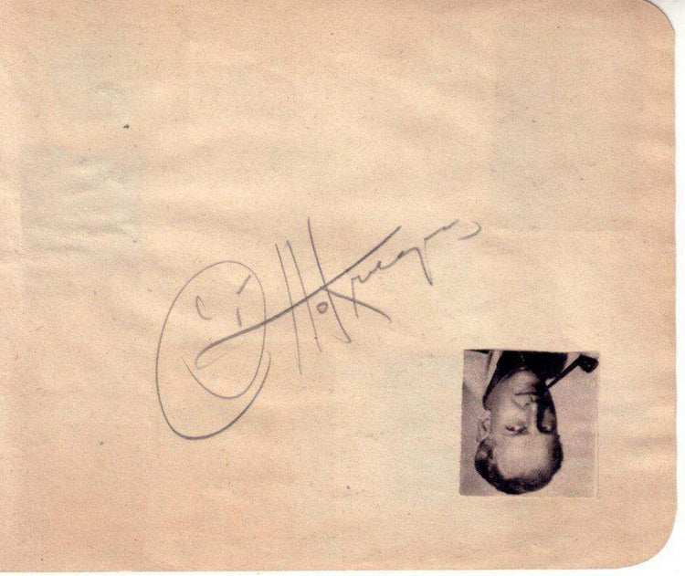 Van Johnson and Otto Kruger autographed autograph Album or book Page - AutographsForSale.com