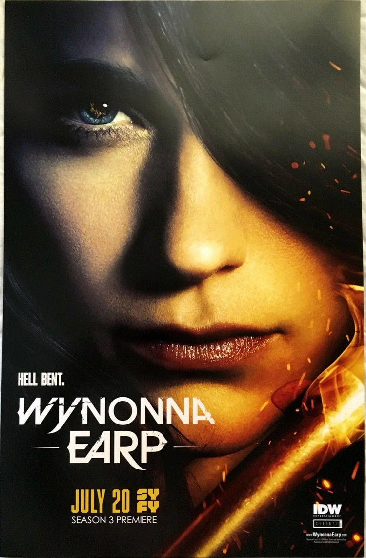 Wynonna Earp 2018 SDCC IDW mini poster Melanie Scrofano - AutographsForSale.com