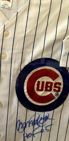 Ryne Sandberg autographed Chicago Cubs Russell jersey inscribed HOF 05 framed JSA - AutographsForSale.com