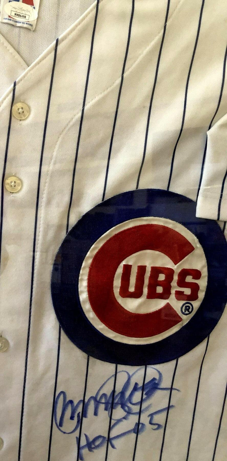 Ryne Sandberg autographed Chicago Cubs Russell jersey inscribed HOF 05 framed JSA - AutographsForSale.com