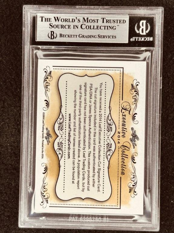 Wilfred Benitez 2014 Leaf Masterpiece Cut Signature certified signed boxing card 1/1 JSA - AutographsForSale.com