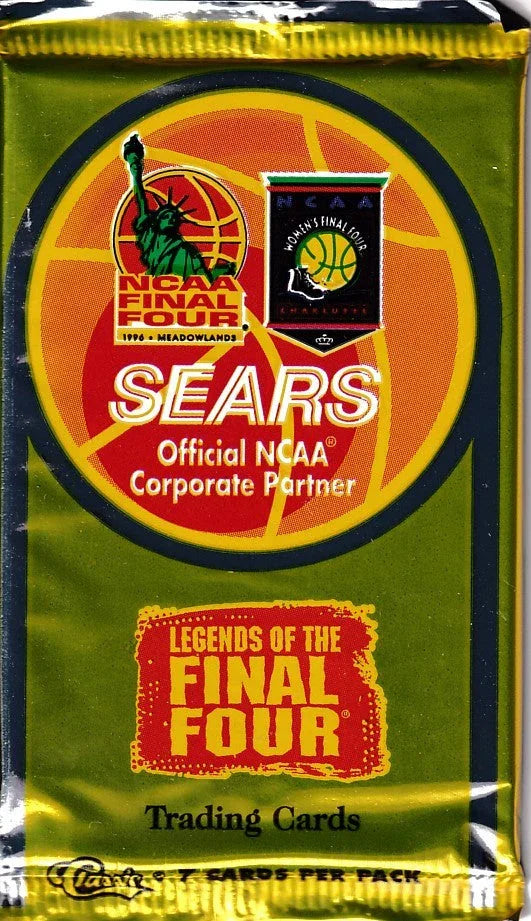 1996 Classic Legends of Final 4 basketball sealed 7 card pack - AutographsForSale.com