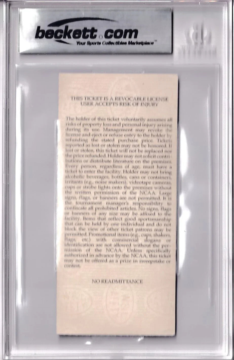 Steve Fisher signed Michigan Wolverines 1994 NCAA Tournament ticket BAS - AutographsForSale.com