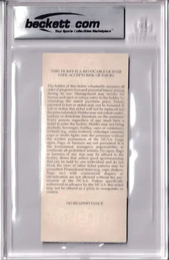 Steve Fisher signed Michigan Wolverines 1994 NCAA Tournament ticket BAS - AutographsForSale.com