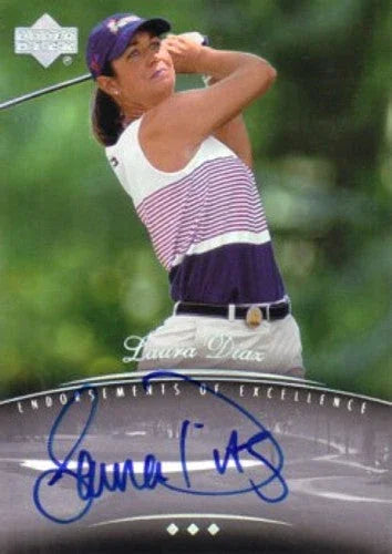 Laura Diaz certified signed 2004 Upper Deck Endorsements of Excellence golf card - AutographsForSale.com