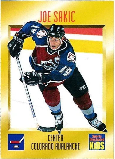 Joe Sakic Colorado Avalanche 1996 and 2001 Sports Illustrated for Kids cards - AutographsForSale.com