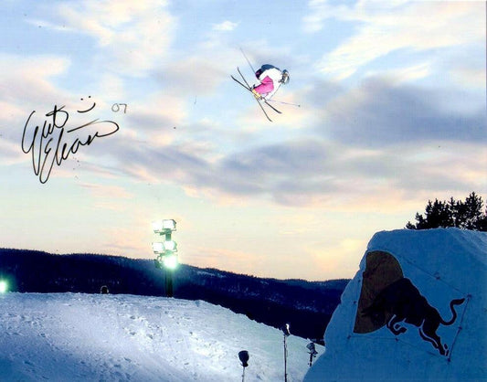 Grete Eliasson autographed X Games freestyle skiing 8x10 photo - AutographsForSale.com