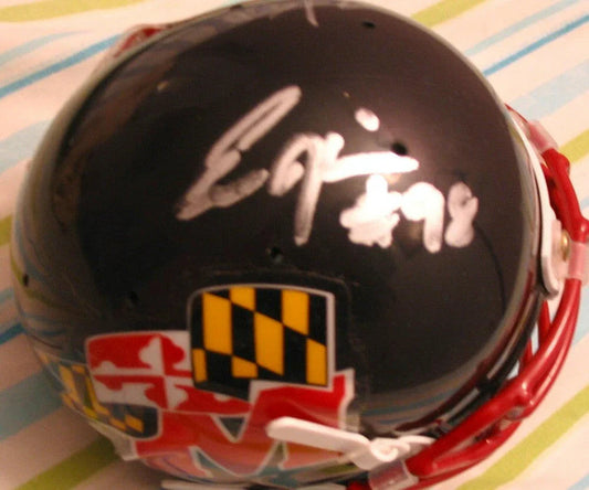 Eric Barton Eric Hicks signed Maryland Terrapins mini helmet - AutographsForSale.com
