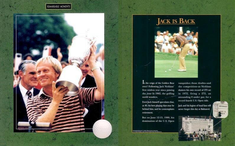 Jack Nicklaus Wins 1980 US Open 8x10 golf photo - AutographsForSale.com