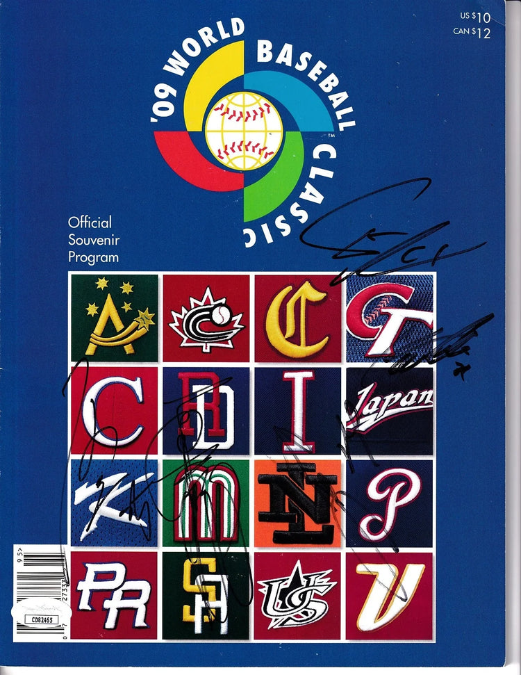 2009 Japan signed World Baseball Classic program Yu Darvish Kenji Johjima JSA - AutographsForSale.com