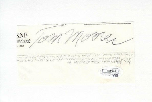 Thomas (Tom) Moorer autograph or cut signature JSA - AutographsForSale.com