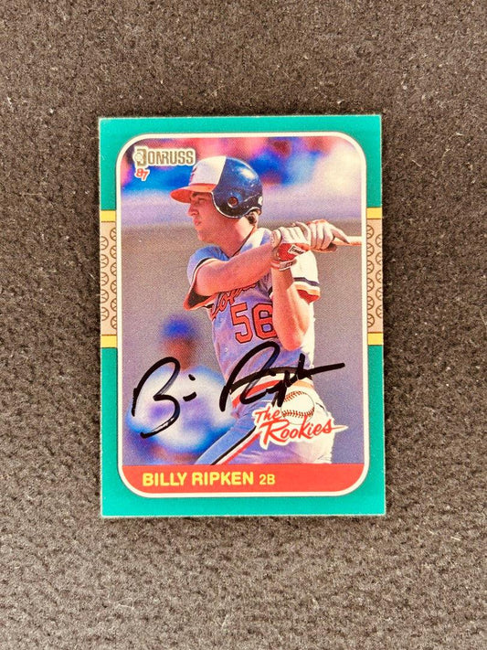 Billy (Bill) Ripken autographed Baltimore Orioles 1987 Donruss Rookies Rookie Card - AutographsForSale.com