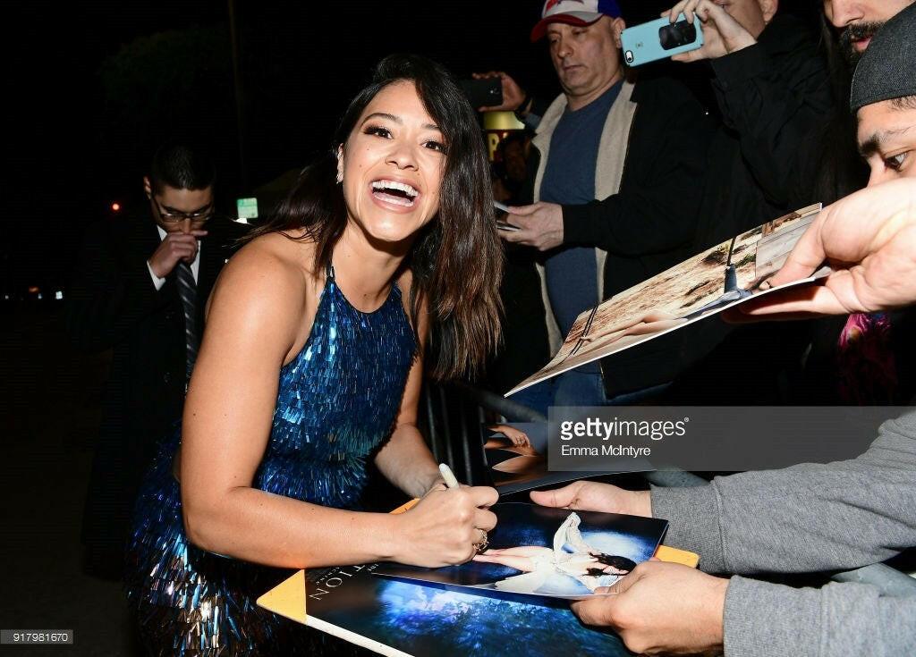 Gina Rodriguez signed Deepwater Horizon mini poster JSA - AutographsForSale.com