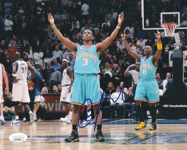 Chris Paul autographed New Orleans Hornets 8x10 photo (JSA) - AutographsForSale.com