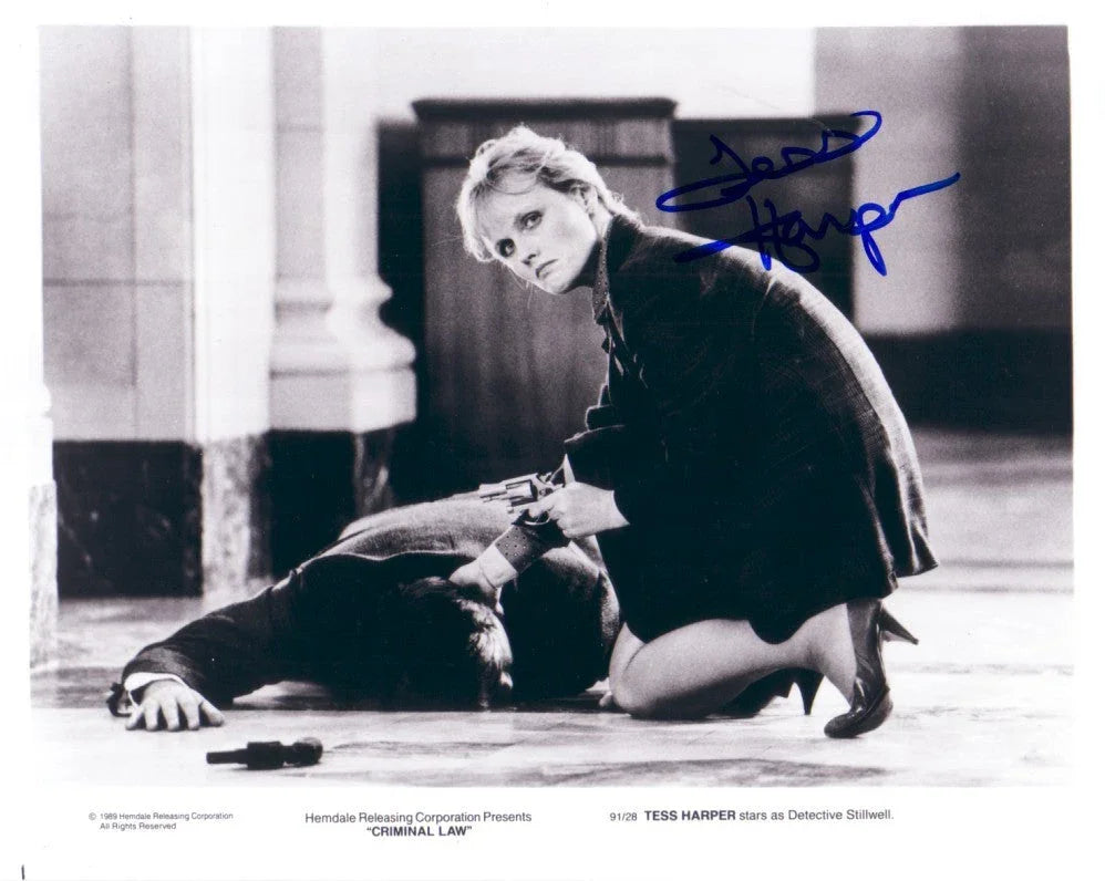 Tess Harper autographed Criminal Law 8x10 movie photo - AutographsForSale.com