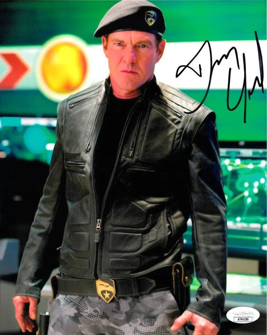 Dennis Quaid signed G.I. Joe Rise of Cobra 8x10 movie photo JSA - AutographsForSale.com