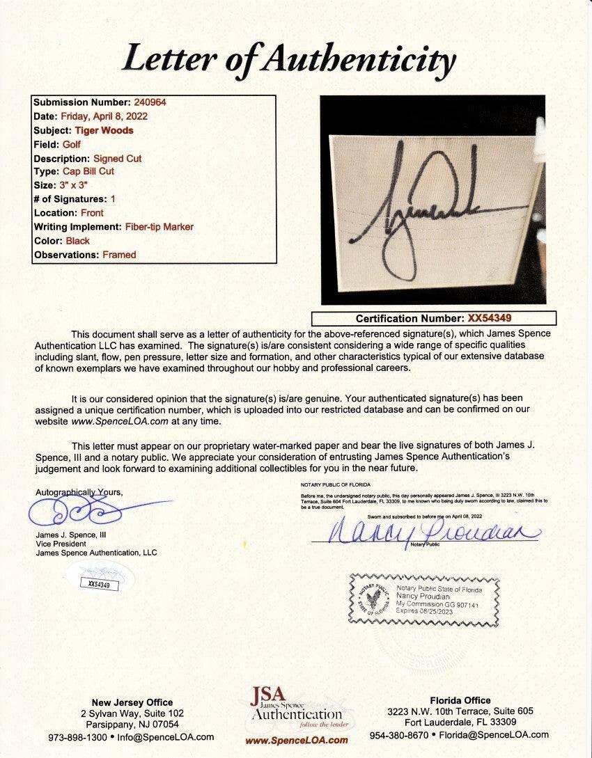 Tiger Woods autograph framed 2019 Masters Champ Sports Illustrated cover JSA - AutographsForSale.com