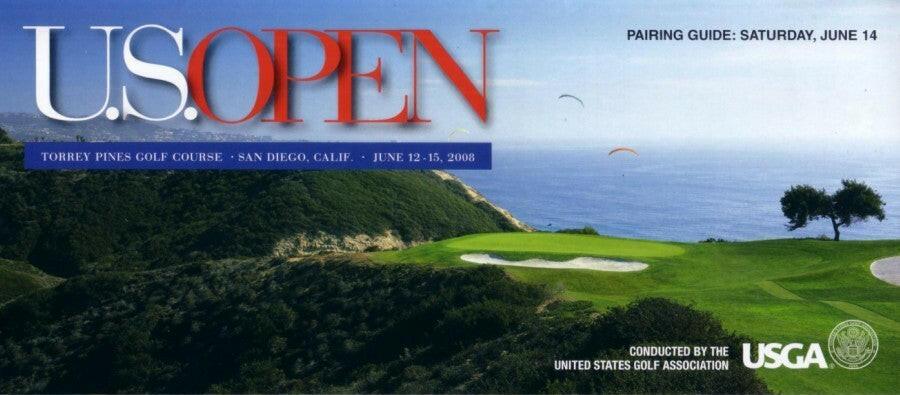 2008 US Open Saturday Pairings Guide Tiger Woods Wins 14th Major - AutographsForSale.com