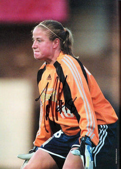 Julie Foudy Joy Fawcett Shannon MacMillan Jaime Pagliarulo Fan Yunjie signed 2002 WUSA San Diego Spirit Yearbook - AutographsForSale.com