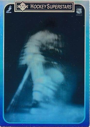 Mark Messier Edmonton Oilers 1990-91 Upper Deck hologram card - AutographsForSale.com