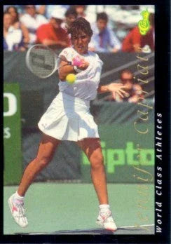 Jennifer Capriati 1992 Classic World Class Athletes tennis card - AutographsForSale.com