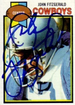 John Fitzgerald autographed Dallas Cowboys 1979 Topps card - AutographsForSale.com