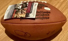 Joe Theismann signed Wilson NFL Game Football JSA Redskins - AutographsForSale.com