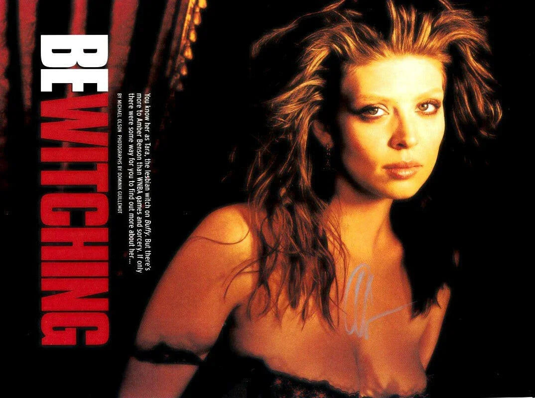 Amber Benson signed Maxim magazine sexy photo Buffy Vampire Slayer - AutographsForSale.com