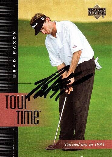 Brad Faxon autographed 2001 Upper Deck golf card - AutographsForSale.com