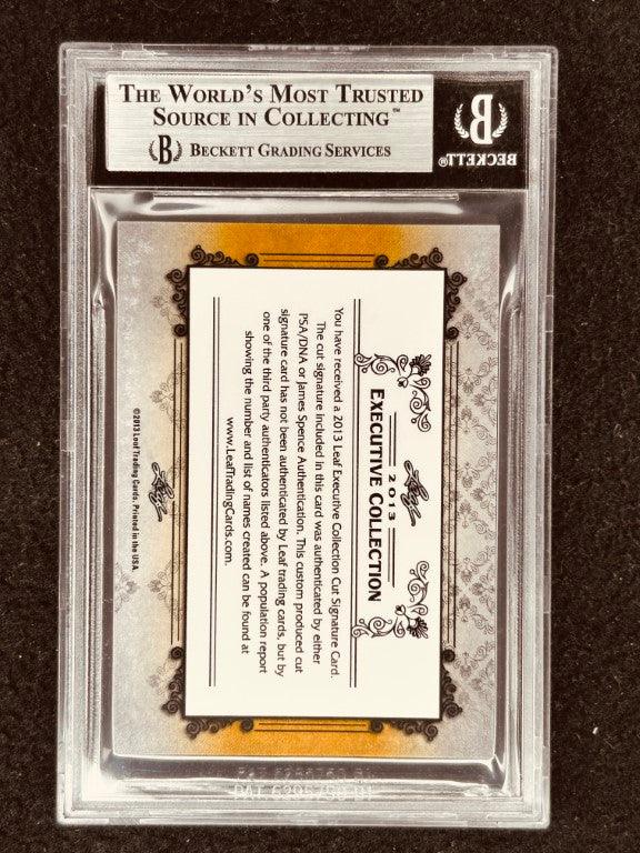 Karrie Webb 2013 Leaf Masterpiece Cut Signature certified autograph card 1/1 JSA LPGA - AutographsForSale.com