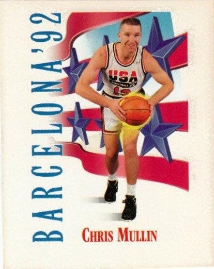 Chris Mullin 1991-92 SkyBox USA Dream Team Mark and See mini card - AutographsForSale.com